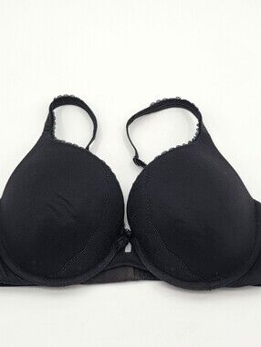 Victoria's Secret Body By Victoria Perfect Shape Black Bra 34DD